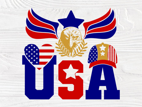 USA SVG Bundle, 4th of July Shirt, American Proud SVG TonisArtStudio 