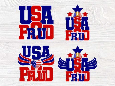 USA SVG Bundle, 4th of July Shirt, American Proud SVG TonisArtStudio 