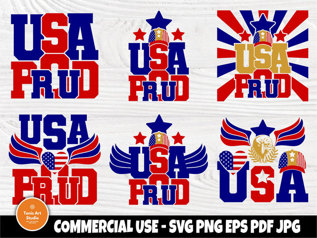 USA SVG Bundle, 4th of July Shirt, American Proud SVG TonisArtStudio 
