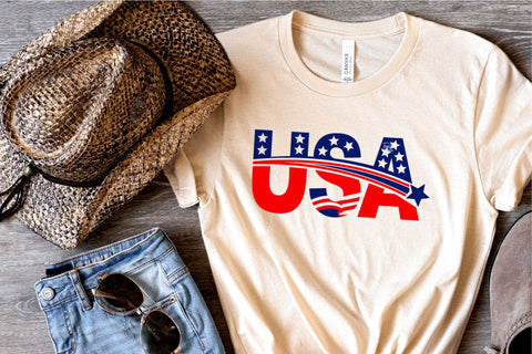 USA SVG Cut File, Patriotic Svg, 4th of July Svg, America Svg, T-Shirt Design, Independence day Svg, American Flag Svg, Fourth of July Svg SVG TonisArtStudio 