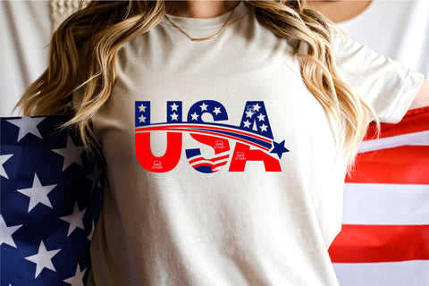 USA SVG Cut File, Patriotic Svg, 4th of July Svg, America Svg, T-Shirt Design, Independence day Svg, American Flag Svg, Fourth of July Svg SVG TonisArtStudio 