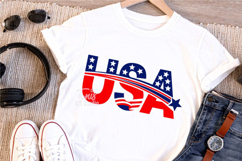 USA SVG Cut File, Patriotic Svg, 4th of July Svg, America Svg, T-Shirt Design, Independence day Svg, American Flag Svg, Fourth of July Svg SVG TonisArtStudio 
