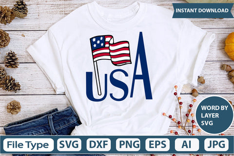 USA SVG CUT FILE SVG DesignPlante 503 