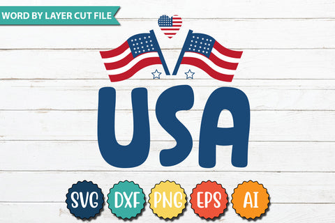 Usa SVG Cut File SVGs quotes-and-sayings food-drink mini-bundles print-cut on-sale Clipart Clip Art Sublimation or Vinyl Shirt Design SVG DesignPlante 503 