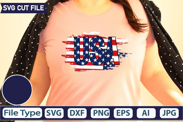 Usa SVG Cut File SVGs quotes-and-sayings food-drink mini-bundles print-cut on-sale Clipart Clip Art Sublimation or Vinyl Shirt Design SVG DesignPlante 503 