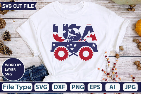 Usa SVG Cut File SVGs quotes-and-sayings food-drink mini-bundles print-cut on-sale Clipart Clip Art Sublimation or Vinyl Shirt Design SVG DesignPlante 503 