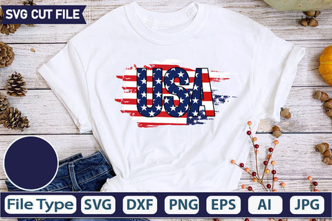 Usa SVG Cut File SVGs quotes-and-sayings food-drink mini-bundles print-cut on-sale Clipart Clip Art Sublimation or Vinyl Shirt Design SVG DesignPlante 503 