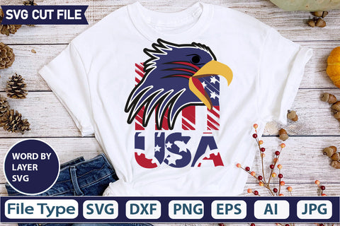 Usa SVG Cut File SVGs quotes-and-sayings food-drink mini-bundles print-cut on-sale Clipart Clip Art Sublimation or Vinyl Shirt Design SVG DesignPlante 503 