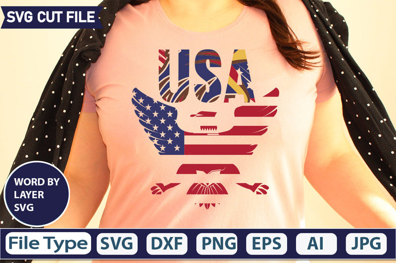 Usa SVG Cut File SVGs quotes-and-sayings food-drink mini-bundles print-cut on-sale Clipart Clip Art Sublimation or Vinyl Shirt Design SVG DesignPlante 503 