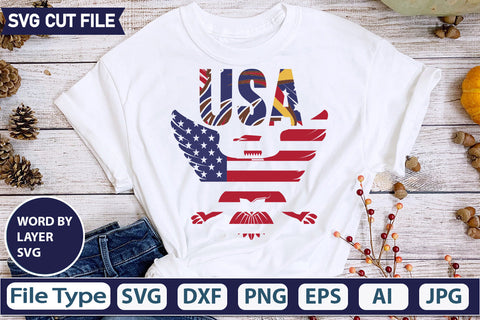 Usa SVG Cut File SVGs quotes-and-sayings food-drink mini-bundles print-cut on-sale Clipart Clip Art Sublimation or Vinyl Shirt Design SVG DesignPlante 503 