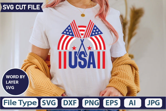 USA SVG CUT FILE,SVGs,quotes-and-sayings,food-drink,mini-bundles,print-cut,on-sale, SVG DesignPlante 503 