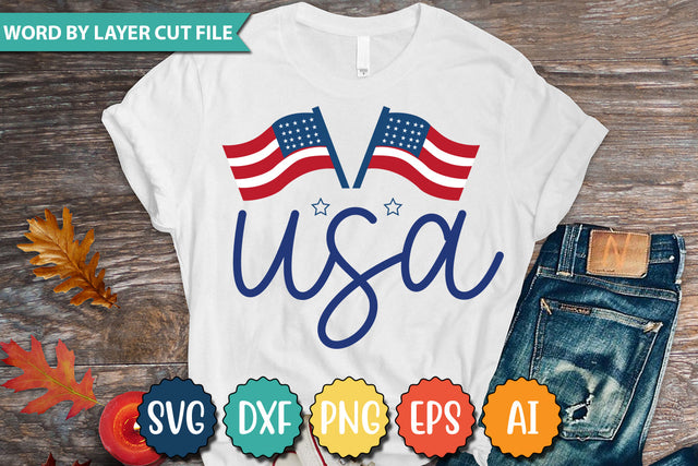 USA SVG Cut File,SVGs,quotes-and-sayings,food-drink,mini-bundles,print-cut,on-sale,Clipart Clip Art Sublimation or Vinyl Shirt Design SVG DesignPlante 503 