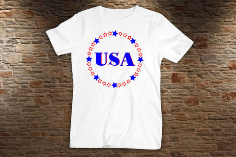 USA SVG - Patriotic SVG file - 4th of July SVG Stacy's Digital Designs 