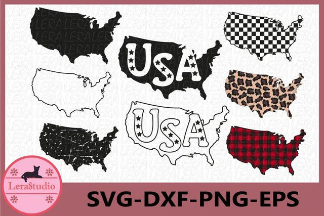 USA Svg SVG Lerastudio 