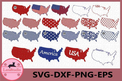 USA Svg SVG Lerastudio 