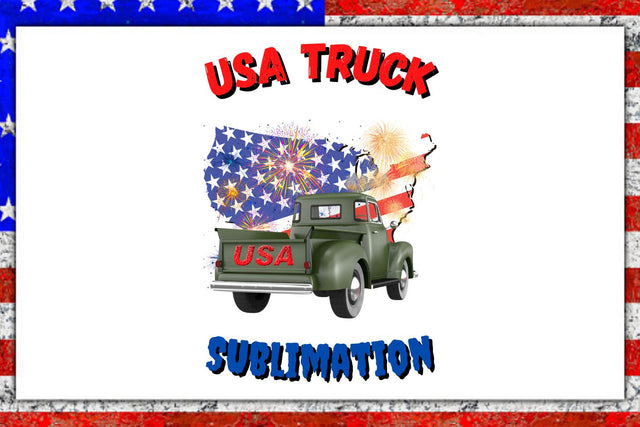 USA Truck Sublimation Sublimation SvgOcean 