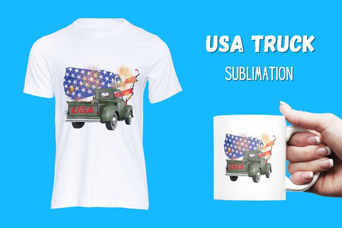 USA Truck Sublimation Sublimation SvgOcean 
