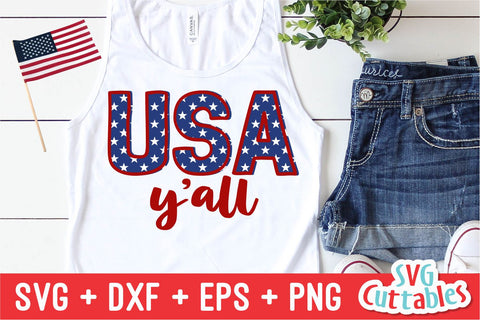 USA Y'all Svg Cuttables 