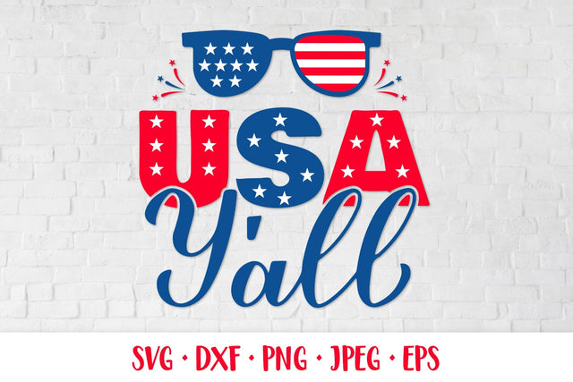 USA Y’all SVG. Fourth of July quote. Patriotic shirt design SVG LaBelezoka 