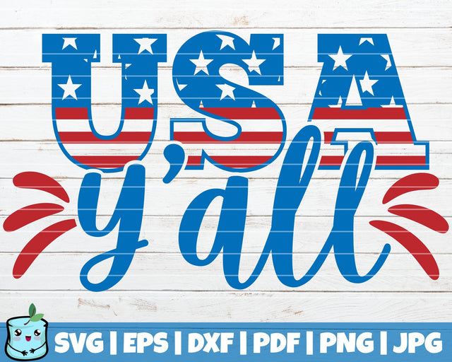 USA Y'all SVG MintyMarshmallows 
