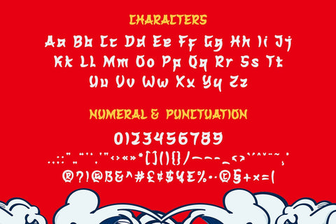 USAGI Faux Japanese Font Font twinletter 