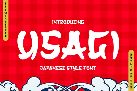 USAGI Faux Japanese Font Font twinletter 