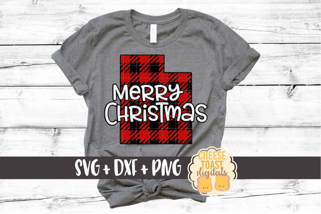 Utah - Buffalo Plaid State - SVG PNG DXF Cut Files SVG Cheese Toast Digitals 