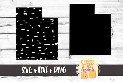 Utah - Solid & Grunge SVG Cheese Toast Digitals 