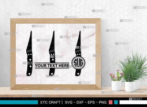 Utility Knife Monogram, Knife Silhouette, Utility Knife SVG, Swiss Knives Svg, Utility Knife Kitchen Svg, SB00034 SVG ETC Craft 