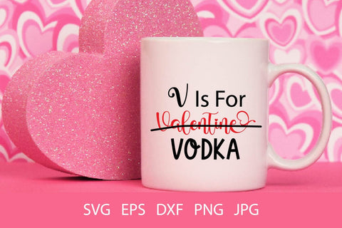 V Is For Vodka SVG PNG Free For Commercial Use SVG Sintegra 
