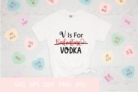 V Is For Vodka SVG PNG Free For Commercial Use SVG Sintegra 