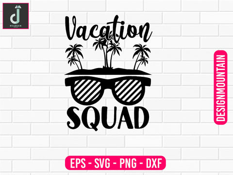 Vacation squad svg design SVG Alihossainbd 