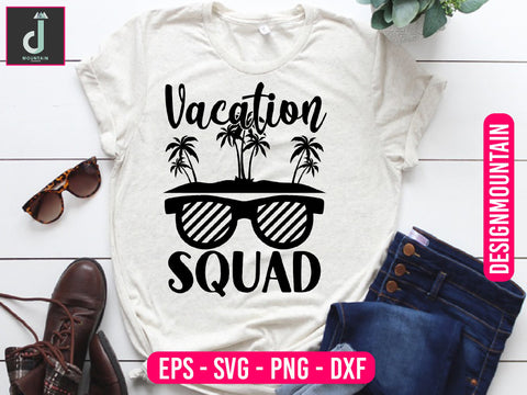 Vacation squad svg design SVG Alihossainbd 