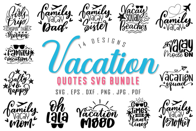 Vacation SVG Bundle | Summer Travel SVG Cut File SVG dapiyupi store 