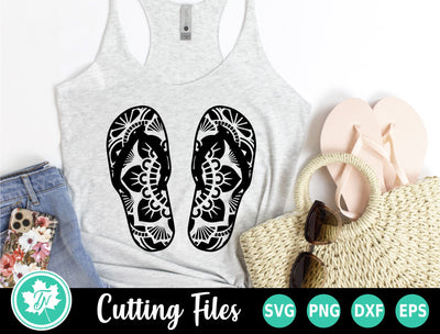 Vacation SVG | Flip Flops SVG TrueNorthImagesCA 