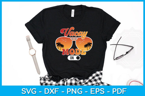 Vacay Mode On PNG Sublimation Printable File Sublimation Creativedesigntee 