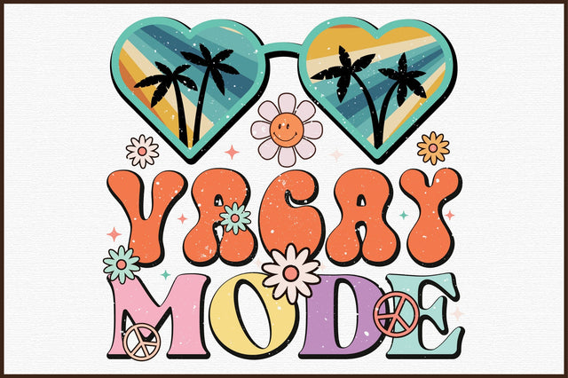 Vacay Mode Retro PNG Sublimation designartist 
