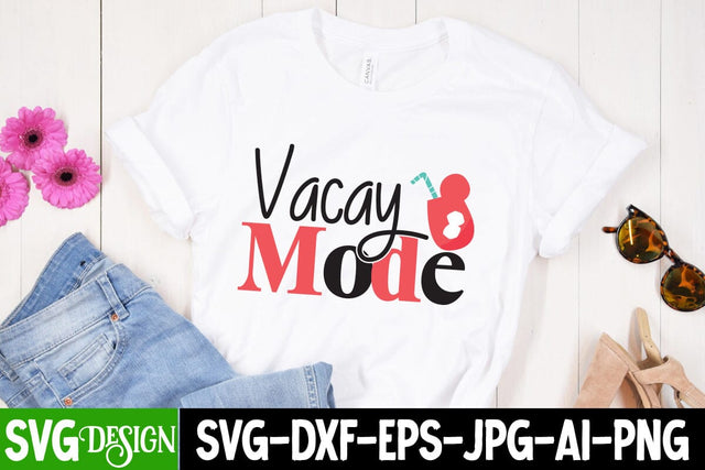 Vacay Mode SVG Cut File, Vacay Mode SVG Design, Summer SVG Cut File,Aloha Summer SVG Design, Summer SVG Quotes, Summer Sublimation PNG,Funny Summer SVG SVG BlackCatsMedia 