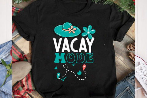 Vacay Mode SVG CUt File, Vacay Mode SVG Design SVG BlackCatsMedia 