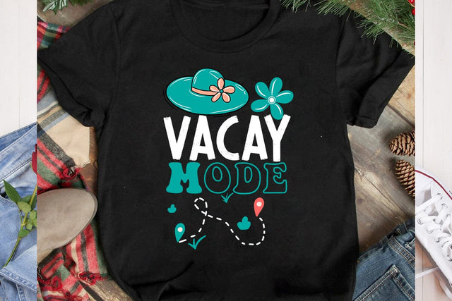 Vacay Mode SVG CUt File, Vacay Mode SVG Design SVG BlackCatsMedia 