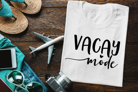 Vacay Mode SVG I Vacation Shirt PNG I Summer Cut Files SVG Happy Printables Club 