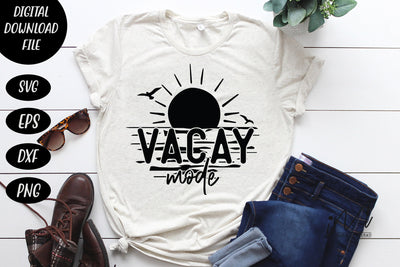 vacay mode svg in black, SVG Isabella Machell 