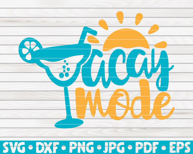 Vacay mode SVG | Summertime quote SVG HQDigitalArt 