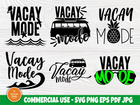 Vacay Mode SVG, Vacation Svg, Summer Quote Svg SVG TonisArtStudio 