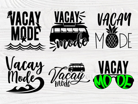 Vacay Mode SVG, Vacation Svg, Summer Quote Svg SVG TonisArtStudio 