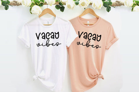 Vacay Vibes SVG I Vacation Shirt PNG I Summer Cut Files SVG Happy Printables Club 