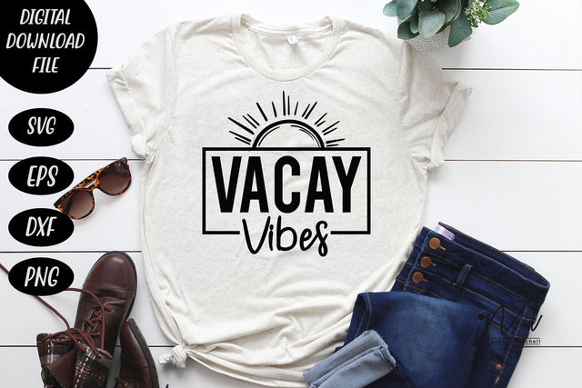 vacay vibes t shirt svg, vacay vibes cricut, vacay vibes only, summer svg, summer t shirt, vacation family t shirt svg SVG Isabella Machell 