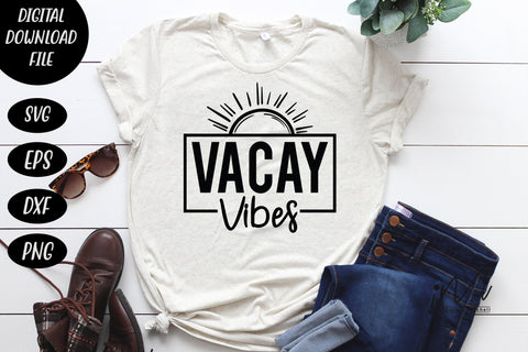 vacay vibes t shirt svg, vacay vibes cricut, vacay vibes only, summer svg, summer t shirt, vacation family t shirt svg SVG Isabella Machell 