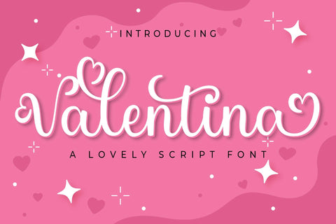 Valentina Font love script 