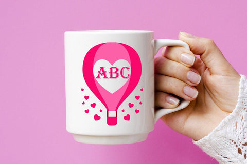 Valentine, air balloon valentine svg SVG dadan_pm 